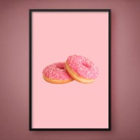 Quadro Decorativo Donuts