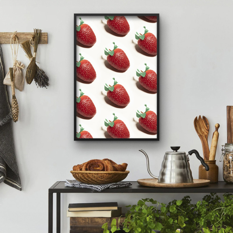 Quadro Decorativo Strawberry