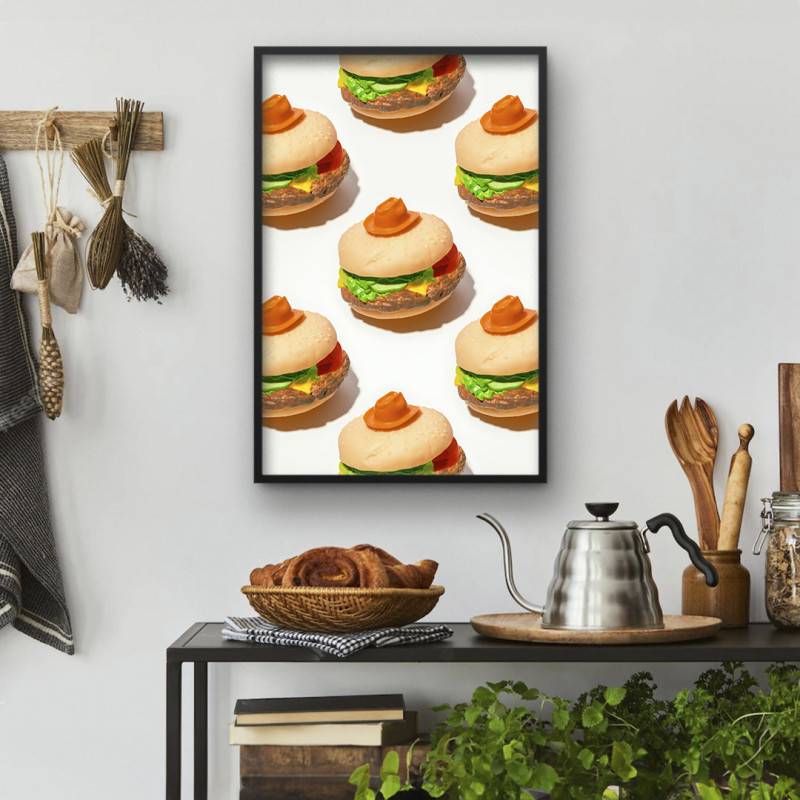 Quadro Decorativo Texas Burguers