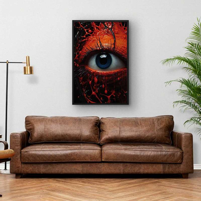 Quadro Decorativo Olhar Intrigante