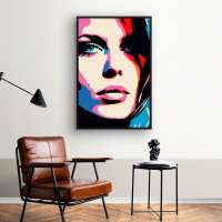 Quadro Decorativo Mulher Pop Art