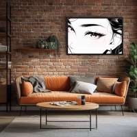 Quadro Decorativo Olhar HQ