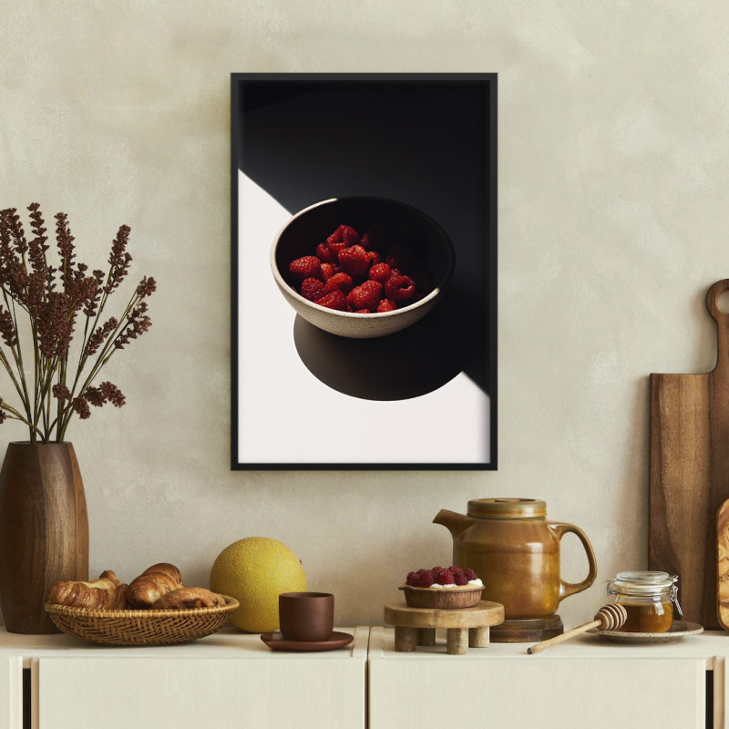 Quadro Decorativo Bowl de Cerejas