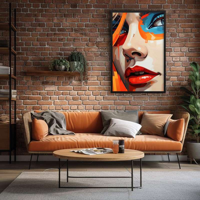 Quadro Decorativo Mulher Pop Art II