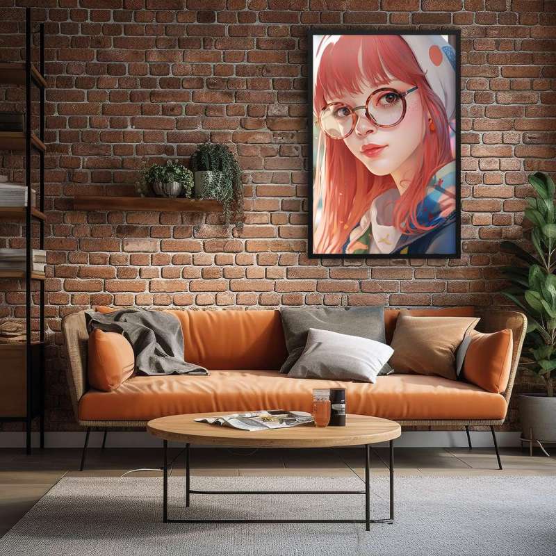 Quadro Decorativo Cute Girl