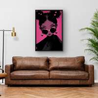 Quadro Decorativo Pink Girl