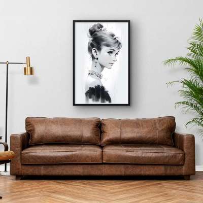 Quadro Decorativo Bonequinha de Luxo