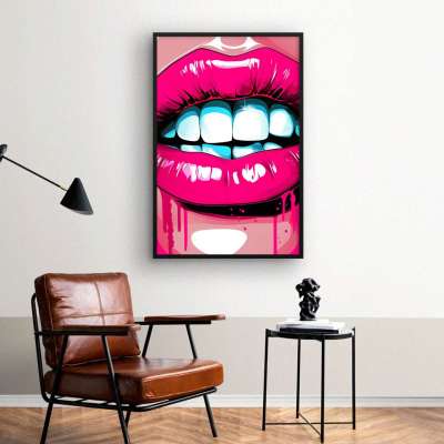 Quadro Decorativo Mulher Pop Art III