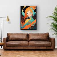 Quadro Decorativo Menina Fênix