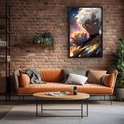 Quadro Decorativo Anime Incandescente X