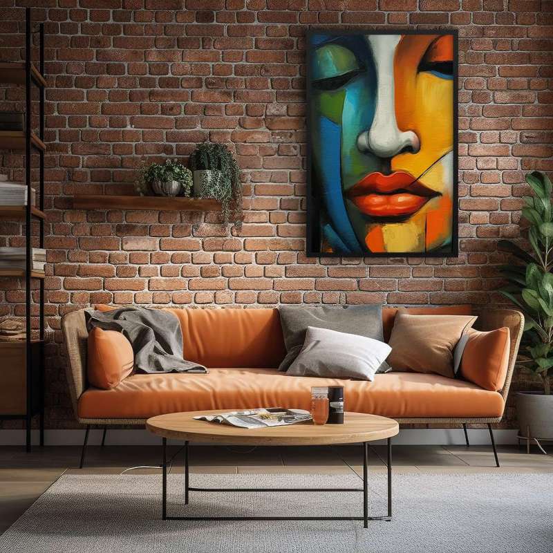 Quadro Decorativo Mescla de Cores