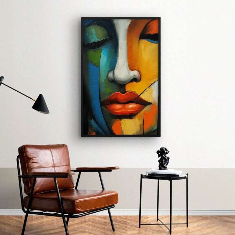 Quadro Decorativo Mescla de Cores