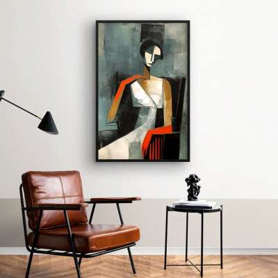 Quadro Decorativo Mulher Abstrata