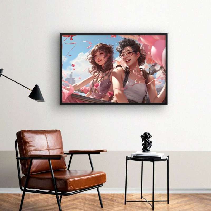 Quadro Decorativo Cute Friends