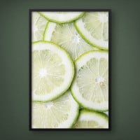 Quadro Decorativo Laranja em Fatias