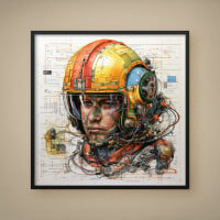 Quadro Decorativo Projeto Astronauta I