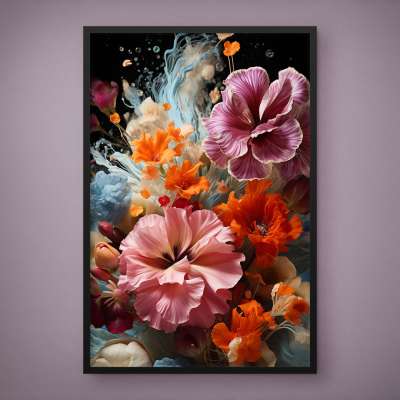 Quadro Decorativo Flores I