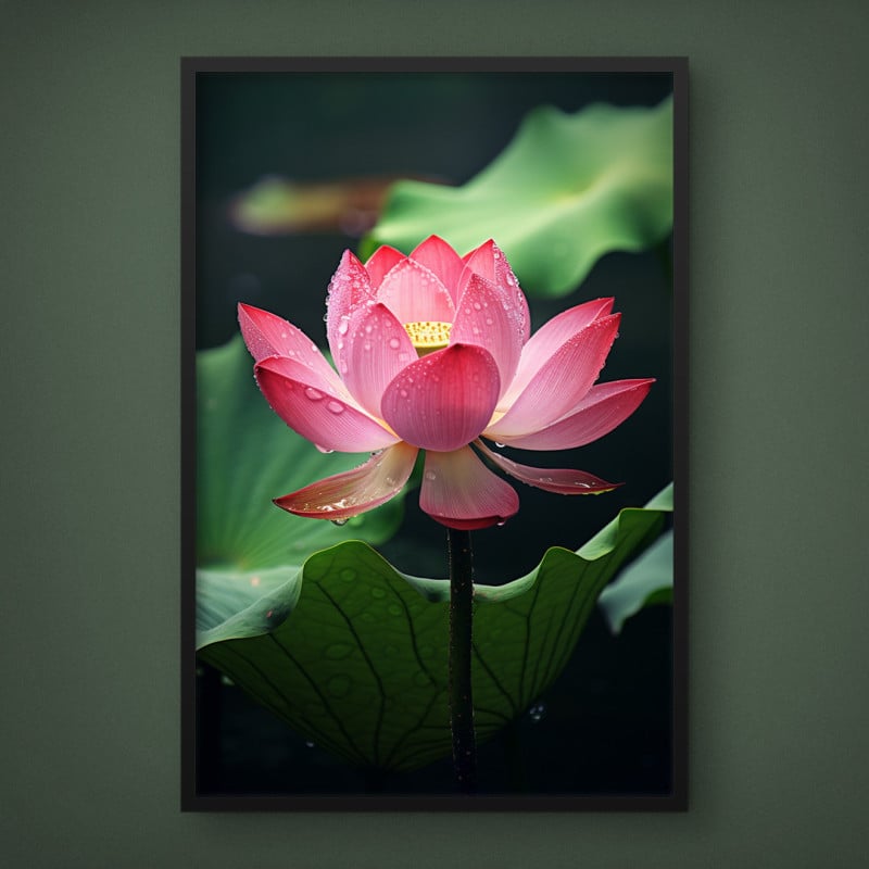 Quadro Decorativo Flor de Lótus