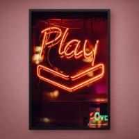 Quadro Decorativo Conjunto Neon