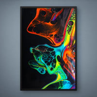 Quadro Decorativo Abstrato Strong Waves