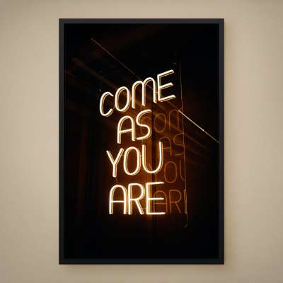 Quadro Decorativo Come As You Are