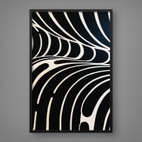 Quadro Decorativo Abstrato Gradiente Suave