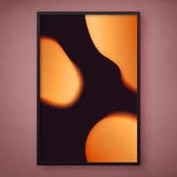 Quadro Decorativo Abstrato Gradiente Suave