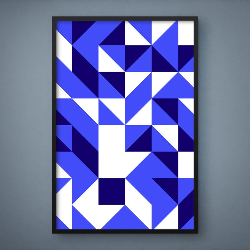 Quadro Decorativo Geométrico Tetris