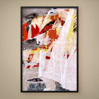 Quadro Decorativo Colagem Abstrata I