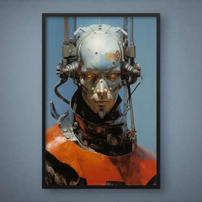 Quadro Decorativo Evil Robot