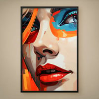 Quadro Decorativo Mulher Pop Art II