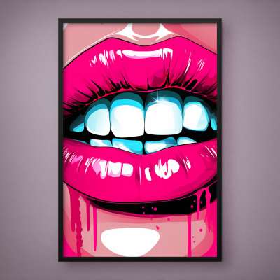 Quadro Decorativo Mulher Pop Art III