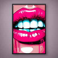 Quadro Decorativo Mulher Pop Art III