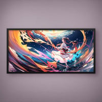 Quadro Decorativo Fadinha Anime