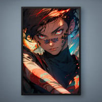 Quadro Decorativo Anime Cyberpunk