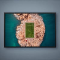 Quadro Decorativo Campo de Futebol