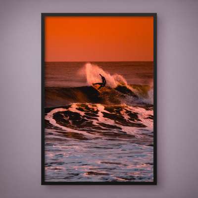 Quadro Decorativo Surfando