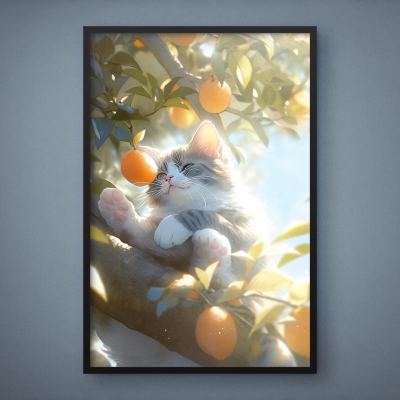 Quadro Decorativo Brincadeira Citrus