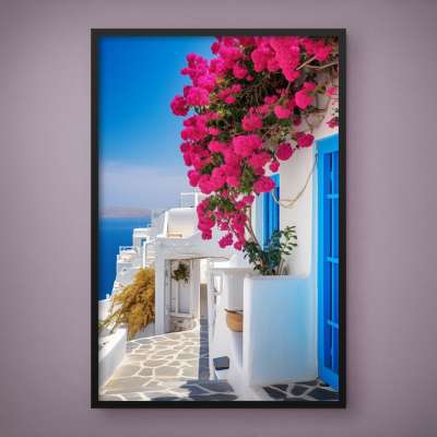 Quadro Decorativo Santorini