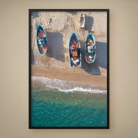 Quadro Decorativo Surfista em Ação