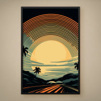 Quadro Decorativo Verão na Praia