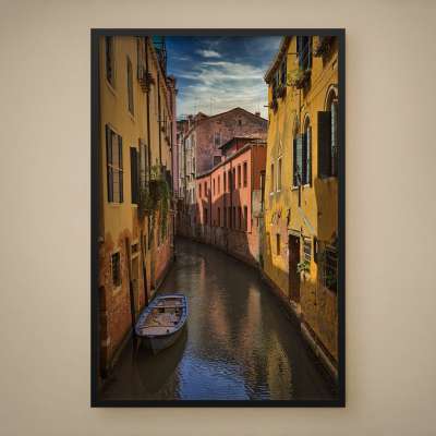 Quadro Decorativo Canais de Veneza