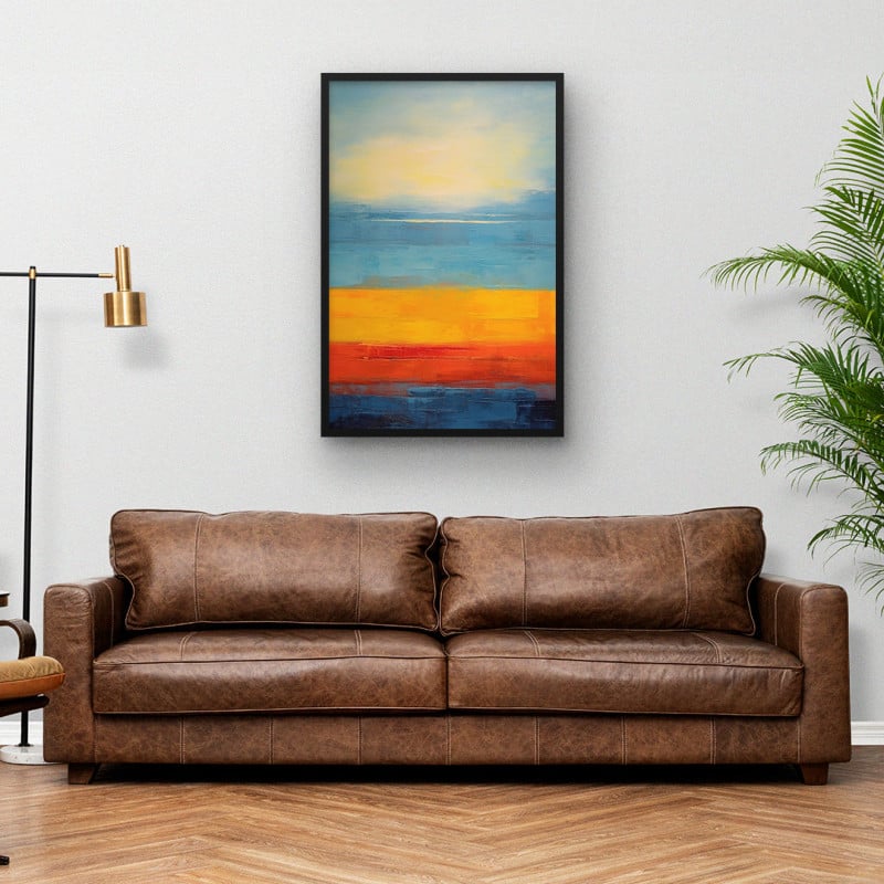 Quadro Decorativo Abstrato Amanhecer