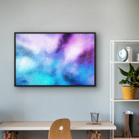 Quadro Decorativo Nebulosas Coloridas I