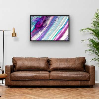 Quadro Decorativo Abstrato Fluidez