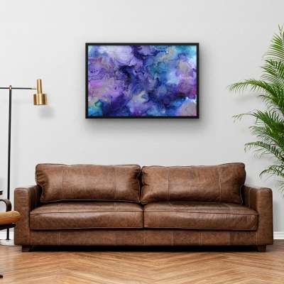 Quadro Decorativo Abstrato Pour Art