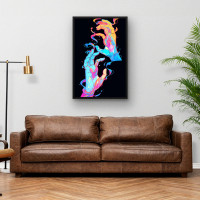 Quadro Decorativo Abstrato Catch Up