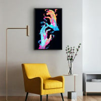 Quadro Decorativo Abstrato Catch Up