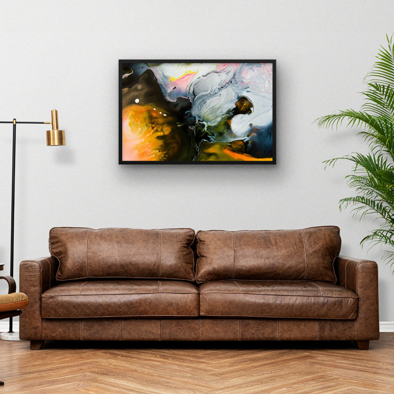 Quadro Decorativo Abstrato Flow Art II