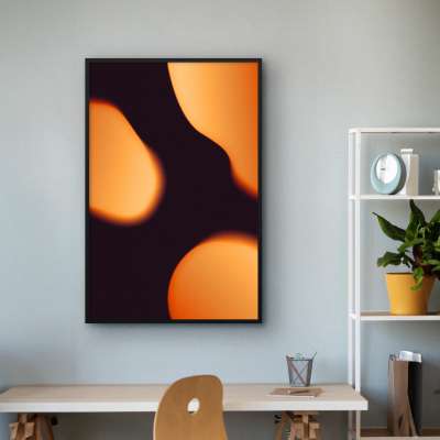 Quadro Decorativo Abstrato Gradiente Suave I